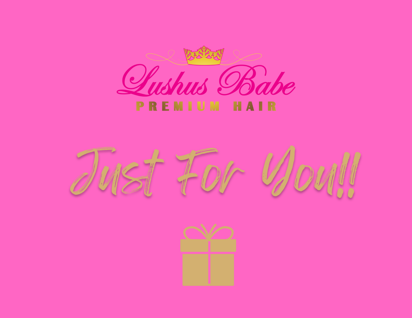 Lushus Babe Hair Gift Card-1Pnk