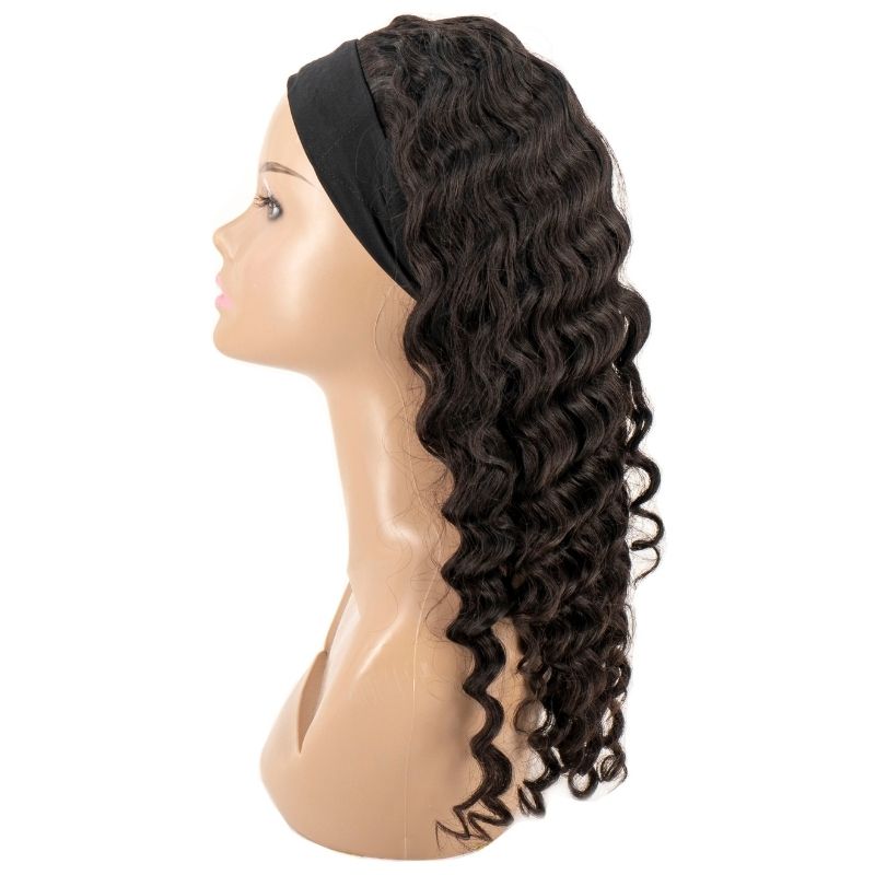 Aisha - Deep Wave Headband Wig