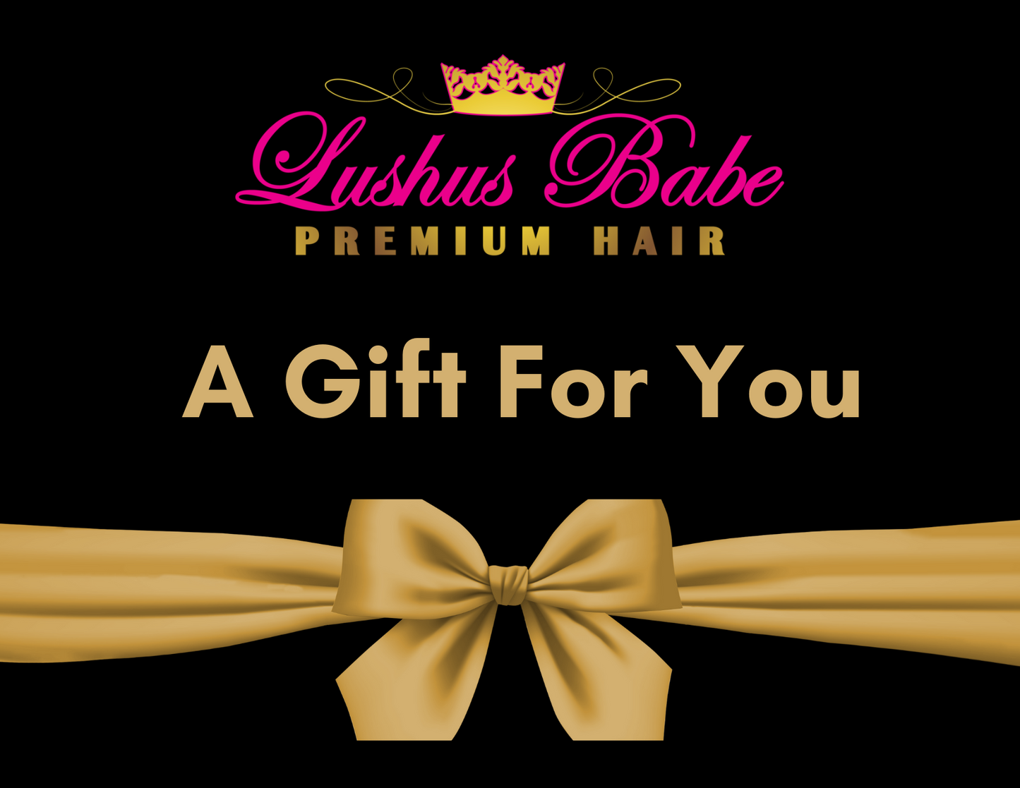 Lushus Babe Hair Gift Card-2Blk